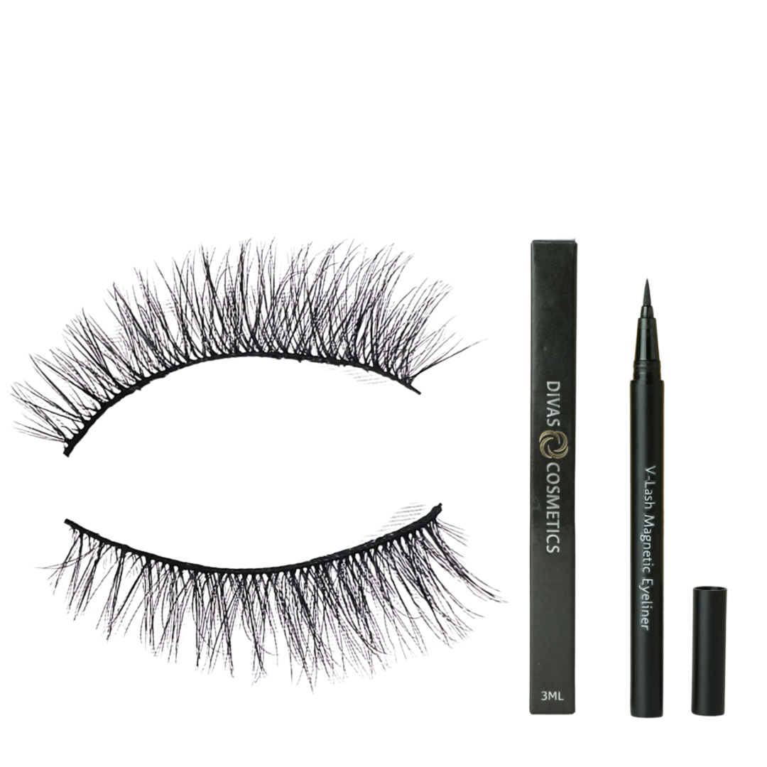 5D Faux Mink Magnetic Eyelash Kit - Natural